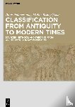  - Classification from Antiquity to Modern Times