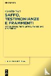 Neri, Camillo - Saffo - testimonianze e frammenti