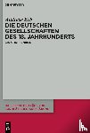 Erb, Andreas - Die Deutschen Gesellschaften des 18. Jahrhunderts