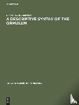 Palmatier, Robert Allen - A descriptive syntax of the Ormulum