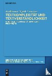 Dziuk Lameira, Katharina - Textkomplexität und Textverständlichkeit