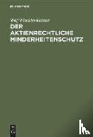 Winckler-Kramer, Wolf - Der Aktienrechtliche Minderheitenschutz