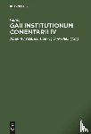 Gaius - Gaii Institutionum Comentarii IV
