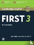  - Cambridge English First 3. Student's Book with answers and downloadable audio
