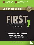  - Cambridge English First 1 for updated exam. Student's Book with answers