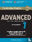  - Cambridge English Advanced 1 for updated exam. Student's Book with answers