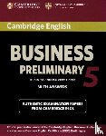  - Cambridge BEC Preliminary 5. Student's Book with answers
