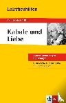  - Lektürehilfen Friedrich Schiller "Kabale und Liebe"
