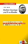  - Klett Lektürehilfen Bertolt Brecht "Mutter Courage und ihre Kinder"