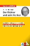  - Klett Lektürehilfen Friedrich Dürrenmatt, "Der Richter und sein Henker"
