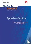 Wölke, Alexandra - Sprachvarietäten - und die Sapir-Whorf-Hypothese in der Diskussion: Gymnasiale Oberstufe. EinFach Deutsch Unterrichtsmodelle