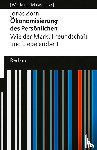Zorn, Jonas - Ökonomisierung des Persönlichen. Wie der Markt Freundschaft und Liebe erobert. [Was bedeutet das alles?]