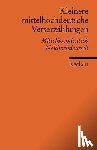  - Kleinere mittelhochdeutsche Verserzählungen