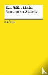Moritz, Karl Philipp - Schriften zur Ästhetik