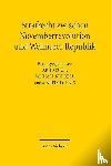 - Strafrecht zwischen Novemberrevolution und Weimarer Republik