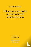 Behrendt, Svenja - Entzauberung des Rechts auf informationelle Selbstbestimmung