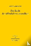 Kießling, Andrea - Das Recht der offentlichen Gesundheit
