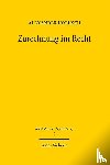 Hobusch, Alexander - Zurechnung im Recht