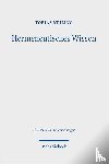 Keiling, Tobias - Hermeneutisches Wissen