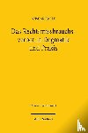 Kalle, Ansgar - Das Rechtsmissbrauchsverbot in Dogmatik und Praxis