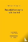 Fink, Katharina Theresia - Persönlichkeitsrechte nach dem Tod