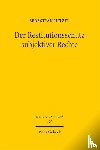 Hitzel, Sebastian - Der Restitutionsschutz subjektiver Rechte