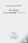 Schneider, Hans Julius - Kein Etwas, aber auch nicht ein Nichts