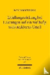 Pommerening, Paul - Erfüllungswirkung bei Leistungen auf ein vorläufig vollstreckbares Urteil