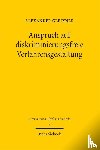 Gleixner, Alexander - Anspruch auf diskriminierungsfreie Verfahrensgestaltung