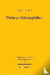 Sharaf, Samy G. - Werte als Satzungsinhalt