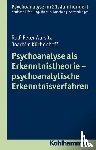 Küchenhoff, Joachim, Warsitz, Rolf-Peter - Psychoanalyse als Erkenntnistheorie - psychoanalytische Erkenntnisverfahren