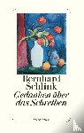 Schlink, Bernhard - Gedanken über das Schreiben