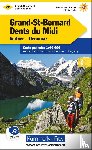  - Grand-St-Bernard - Dents du Midi, Verbiez, Ovronnaz Wanderkarte