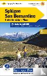  - Splügen-San Bernardino, Hinterrheintäler, Misox Wanderkarte nr. 27