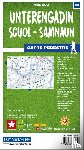  - Unterengadin / Scuol - Samnaun 24 Wanderkarte 1:40 000 matt laminiert