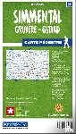  - Simmental / Gruyère - Gstaad 29 Wanderkarte 1:40 000 matt laminiert