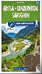  - Arosa - Lenzerheide - Savognin 35 Wanderkarte 1:40 000 matt laminiert