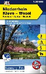  - KuF Deutschland Outdoorkarte 61 Niederrhein, Kleve-Wesel, Kevelaer, Xanten - Bocholt 1 : 50 000 LZ bis 2025
