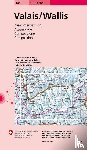  - Swisstopo 1 : 100 000 Valais / Wallis