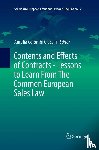  - Contents and Effects of Contracts-Lessons to Learn From The Common European Sales Law