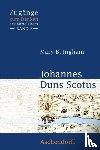 Ingham, Mary B - Johannes Duns Scotus