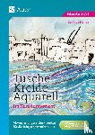 Blahak, Gerlinde - Tusche - Kreide - Aquarell im Kunstunterricht