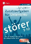 Diemar-Haub, Sandra von, Petersen, Silke, Vetter, A. - Zusatzaufgaben für Unterrichtsstörer 7-10