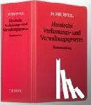 Fuhr, Eberhard, Pfeil, Erich - Hessische Verfassungs- und Verwaltungsgesetze (ohne Fortsetzungsnotierung). Inkl. 131. Ergänzungslieferung