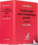 Sartorius, Carl - Verfassungs- und Verwaltungsgesetze 1 der Bundesrepublik Deutschland. Ergänzungsband (ohne Fortsetzungsnotierung). Inkl. 68. Ergänzungslieferung