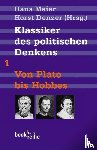  - Klassiker des politischen Denkens 01. Von Plato bis Hobbes