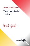 Daum, Ulrich, Salán García, María Engracia, Becher, Herbert J. - Wörterbuch Recht. Spanisch - Deutsch / Deutsch - Spanisch