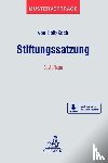 Holt, Thomas von, Koch, Christian - Stiftungssatzung
