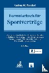 Partikel, Andrea M. - Formularbuch für Sportverträge