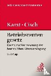 Karst, Michael, Cisch, Theodor B., Ahrend, Peter, Förster, Wolfgang - Betriebsrentengesetz